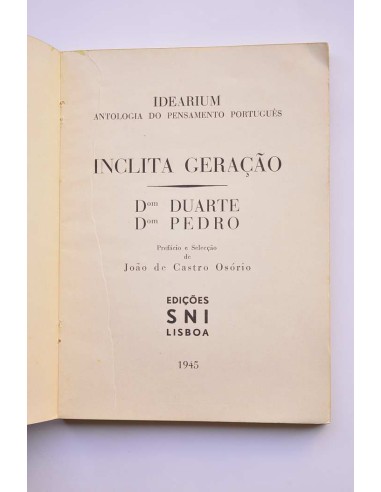 Inclita Generaçâo. Dom Duarte, Dom Pedro