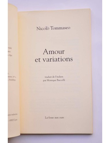Amour et variations