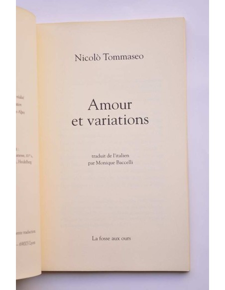Amour et variations