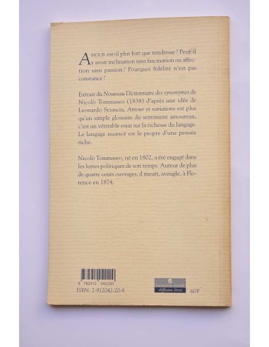 Amour et variations