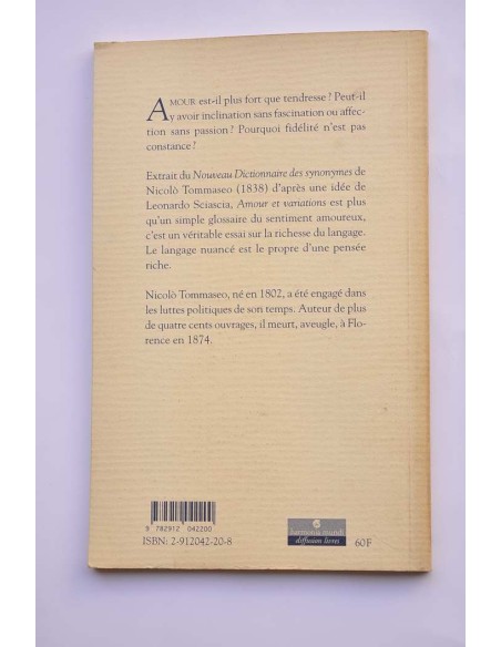 Amour et variations