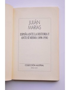 España ante la historia y ante sí misma (1898-1936) 2