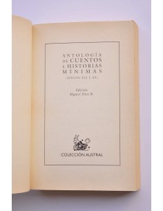 Antología de cuentos e historias mínimas (siglos XIX y XX) 2