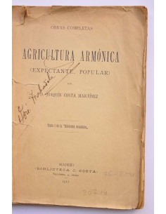 Agricultura armónica : expectante, popular 2