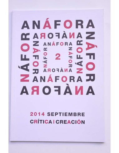 Anáfora. Creación y crítica. Septiembre 2014, nº 2