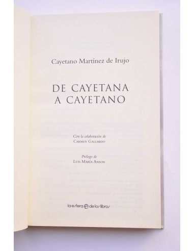 De Cayetana a Cayetano
