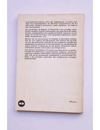 Los obreros especialistas (O.S.)