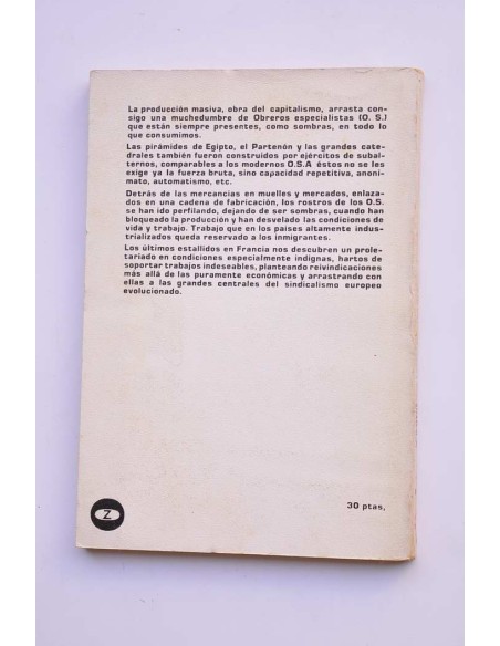 Los obreros especialistas (O.S.)