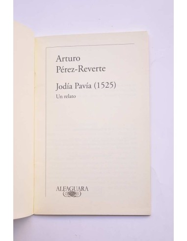 Jodía Pavía (1525). Un relato
