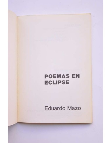 Poemas en eclipse