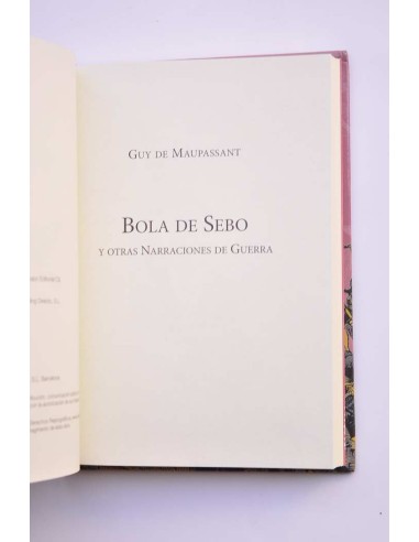 Bola de sebo y otras narraciones de guerra
