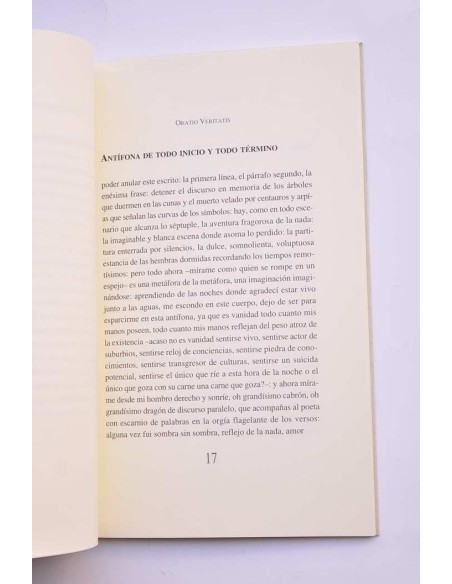 Antifonario: conjura de la creación