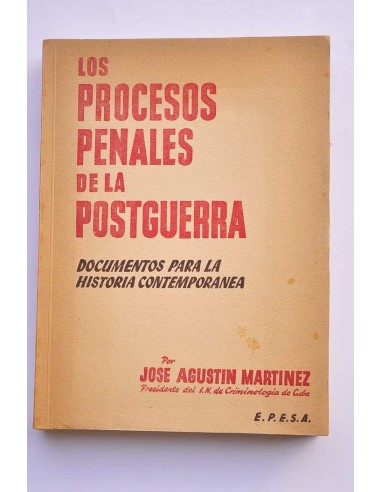 Los procesos penales de la postguerra :...