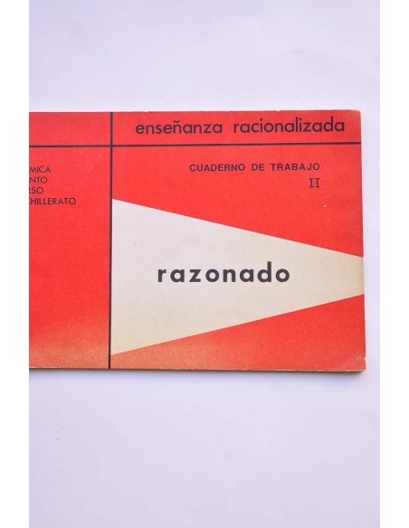 Cuaderno de trabajo de química. 5º curso. II