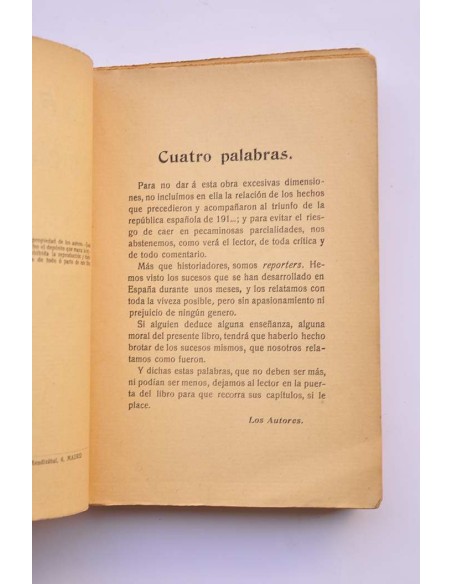 La República española en 191... : fantasía política