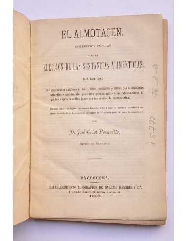 El Almotacen. Instrucción popular para las...
