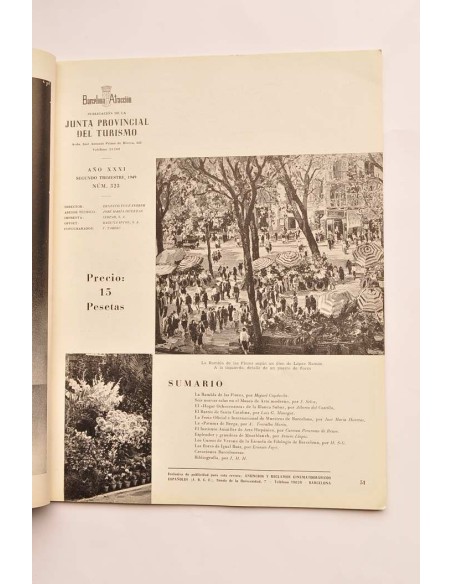 Barcelona atracción. Año XXXI.Nº 322 (segundo trimestre-1949)
