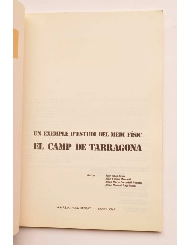 Un exemple d'estudi del medi físic. El camp de...
