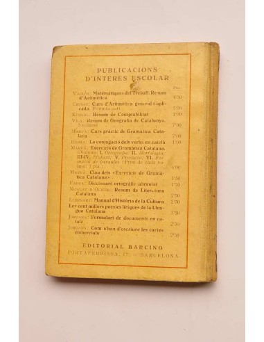 Matemàtiques del treball : resum d'aritmètica