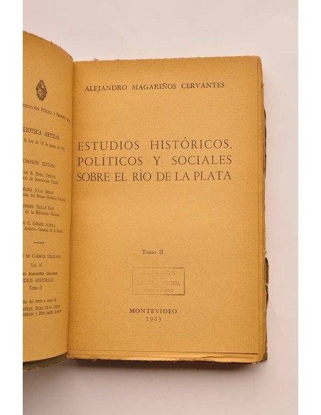 Estudios históricos políticos y sociales sobre el Río de la Plata. Tomo II