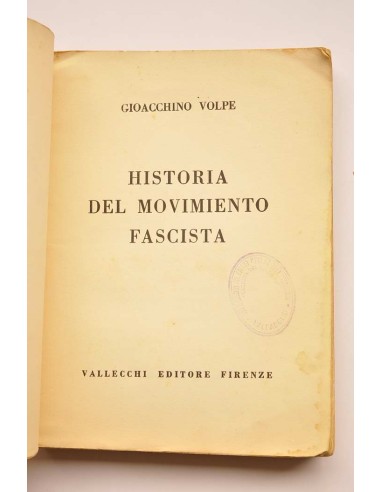 Historia del Movimiento Fascista
