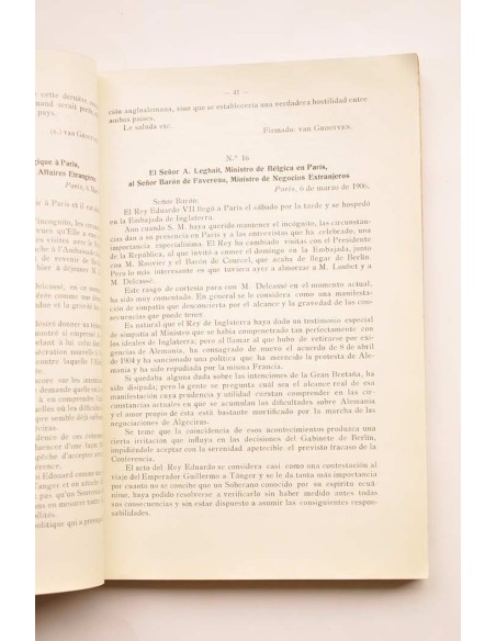 diplomáticos Belgas : 1905-1914