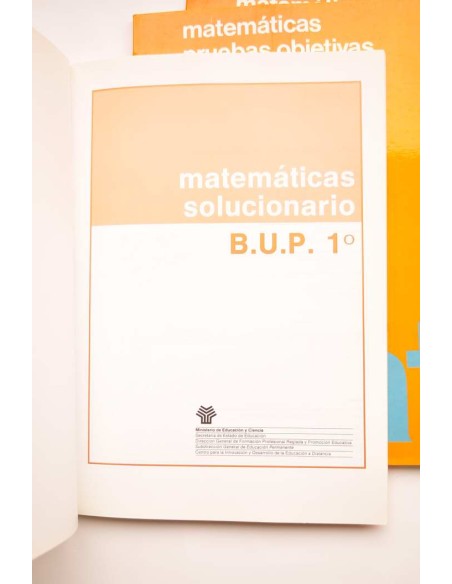 Matemáticas. BUP 1º (3 libros)