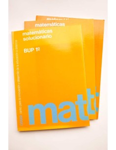 Matemáticas. BUP 1º (3 libros)