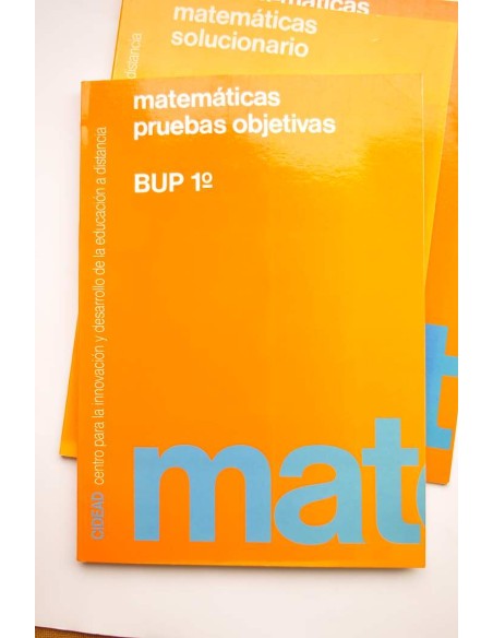 Matemáticas. BUP 1º (3 libros)