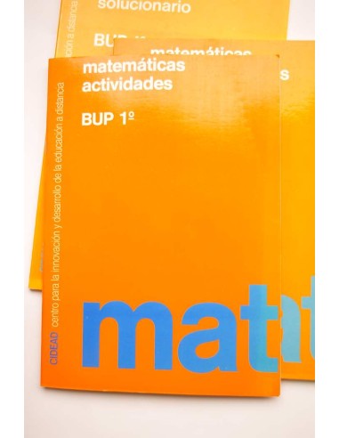 Matemáticas. BUP 1º (3 libros)