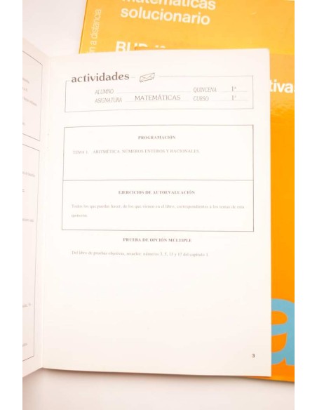 Matemáticas. BUP 1º (3 libros)