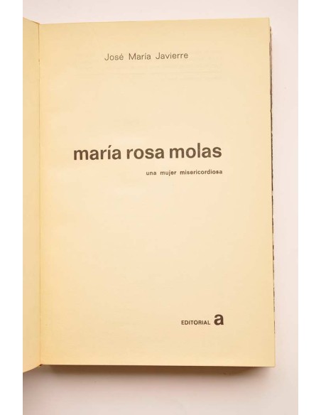 Maria Rosa Molas. Una mujer misericordiosa