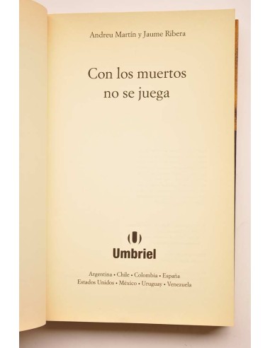Con los muertos no se juega