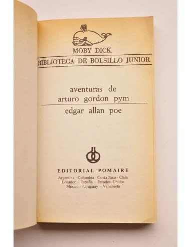 Aventuras de Arturo Gordon Pym