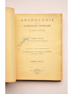 Anthologie de la littérature française des débuts a nos... 2