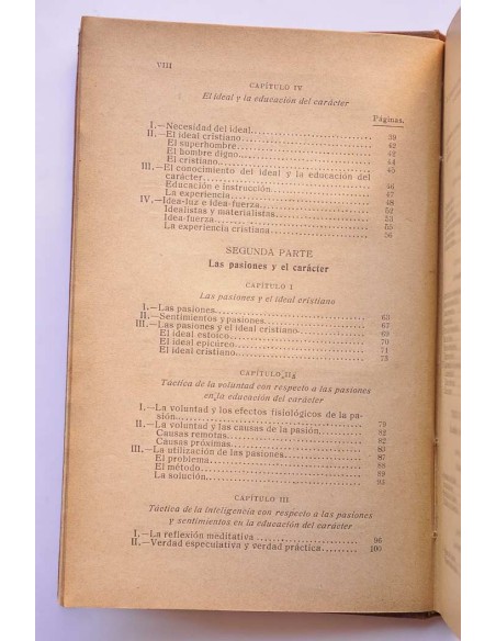 La educación del carácter