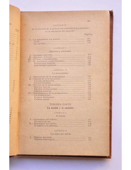 La educación del carácter
