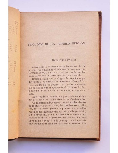 La educación del carácter