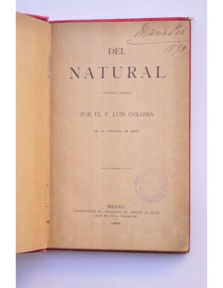 Del natural : copias varias