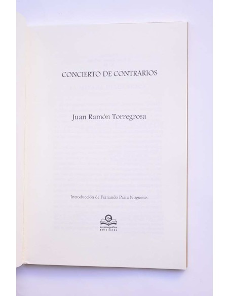 Concierto de contrarios