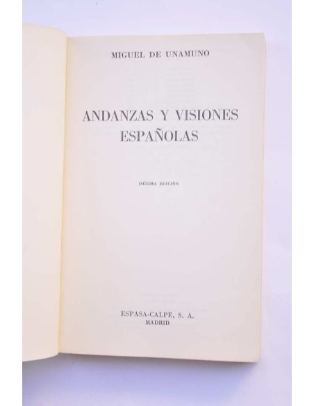Andanzas y visiones españolas