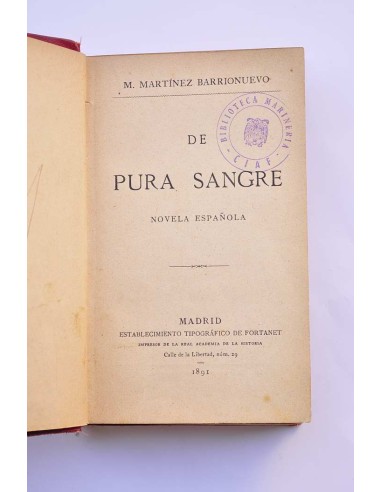 De pura sangre