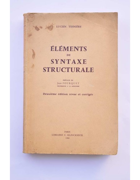 Éléments de syntaxe structurale