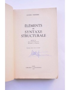Éléments de syntaxe structurale 2