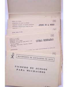 Juegos para muchachos. Fichero de juegos. 1ª serie 2