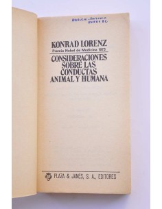 Consideraciones sobre las conductas animal y humana 2