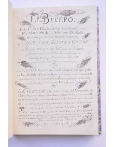 El Libro Becerro de la Casa y Estado de los Vélez. Facsimil 2