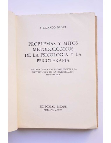 Problemas y mitos metodológicos de la...