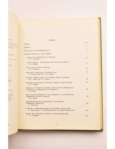 Recent advances in minig and procesing or...