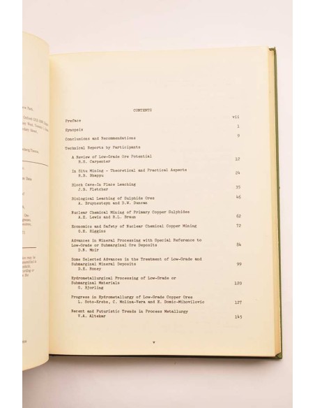 Recent advances in minig and procesing or low-grade and submarginal mineral deposits